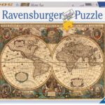Antieke wereldkaart (5000) - Ravensburger  Legpuzzel