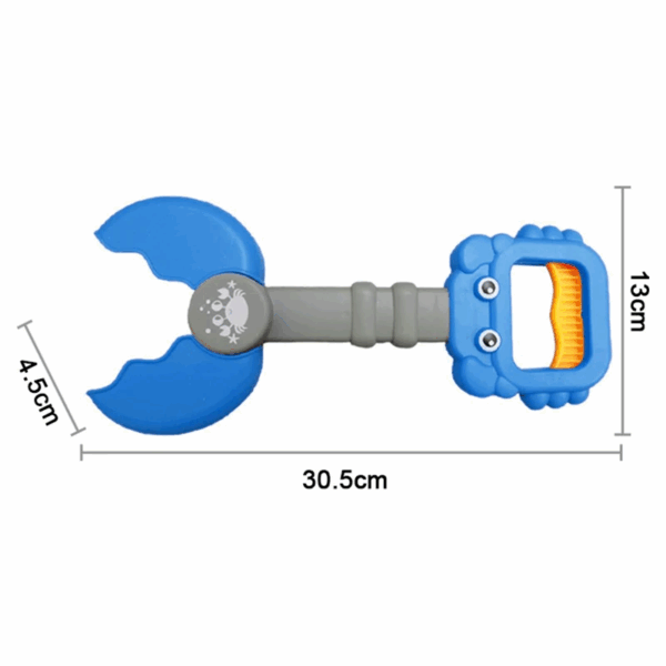 Beach Claw Toy™ – Krabbel Kreeft – Zand Grijper Blauw | Educatief Speelgoed - Afbeelding 1