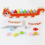 Sensory Color Sticks™ – Kleuren&Dieren– Kleuren Sorteer Spel Eekhoorn | Educatief Speelgoed