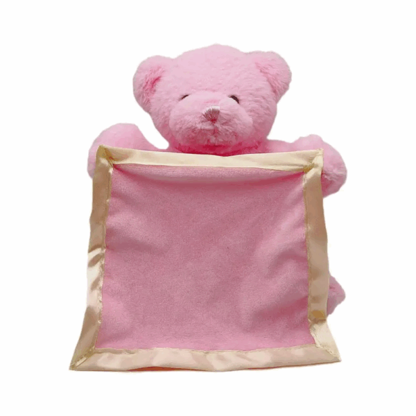 Teddy Tunes™ - Beer Melodie - Kiekeboe knuffelbeer Roze | Educatief Speelgoed - Afbeelding 1