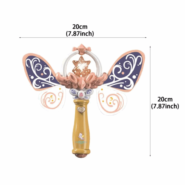 Butterfly Wand™ - Magische Vlinderpret - Lichtgevende Toverstaf Geel | Educatief Speelgoed - Afbeelding 1