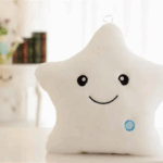 Glow Star Pillow™ – Sterrenpret in bed – Lichtgevend Knuffel kussen Witte Ster | Educatief Speelgoed
