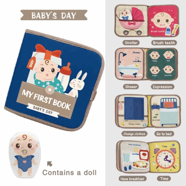 Adventure Busy Book™ - Ontdek&Speel - Ontdek Boekje Baby Leven | Educatief Speelgoed - Afbeelding 1