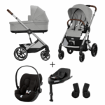 Kinderwagen Cybex Balios S Lux Stone Grey/Mid Grey + Autostoel Cloud G I-Size&Base