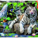 Witte Bengaalse Tijgers (1000) - Educa  Legpuzzel