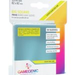 Big Square Card Game Sleeves PRIME (82x82mm) clear (50) - Gamegenic