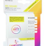 Big Square Card Game Sleeves MATTE (82x82mm) non-glare (50) - Gamegenic
