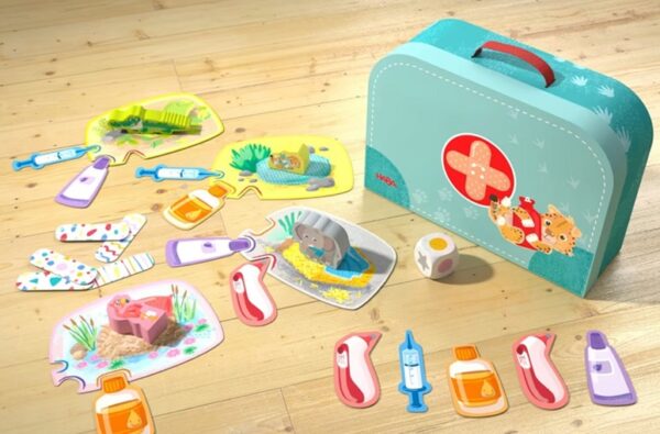 Bij de dierendokter - Mijn eerste spellen - HABA Dobbelspel - Afbeelding 1
