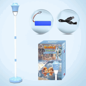 Bubble Breeze™ – Magisch&Muzikaal– Bellen Lamp Blauw | Educatief Speelgoed
