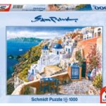 Blik op Santorini (1000) - Schmidt  Legpuzzel