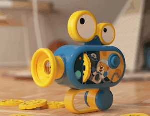 Story Projector™ – Magisch Lichtavontuur – Projector Zaklamp Blauw | Educatief Speelgoed