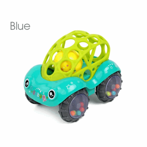 Wobble Wheels™ - Vroem, Rammel&Roll - Speelgoedauto Blauw | Educatief Speelgoed - Afbeelding 1