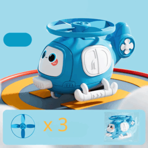Hover Buddy™ – Luchtige Lachjes – Cartoon Helikopter Blauw | Educatief Speelgoed