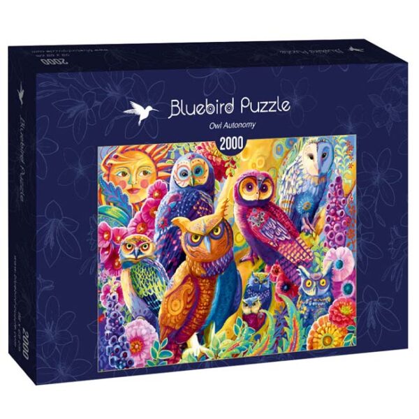 Laura Audi - Owl Autonomy (2000) - Bluebird Puzzle  Legpuzzel - Afbeelding 1
