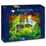 Summer Wolf Family (1000) - Bluebird Puzzle  Legpuzzel