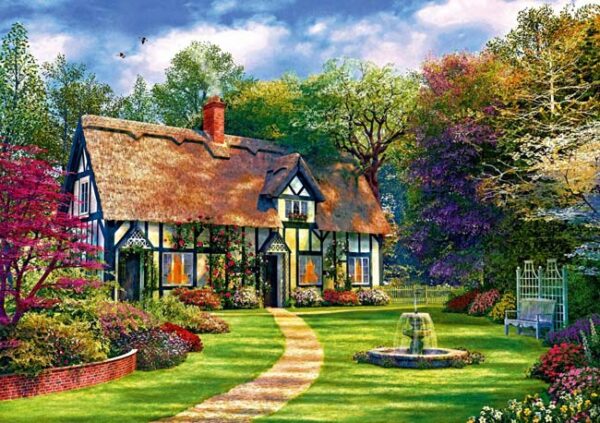 Dominic Davison - The Hideaway Cottage (2000) - Bluebird Puzzle  Legpuzzel - Afbeelding 1