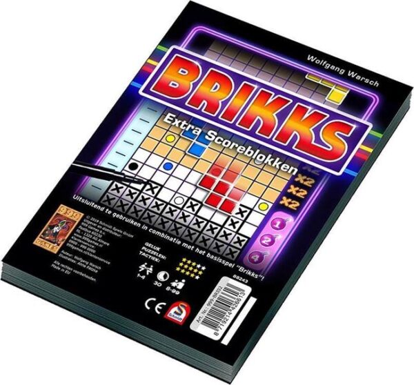 Brikks Scoreblok - 2 stuks - 999 games - Afbeelding 1