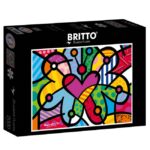 Romero Britto - Heart Butterfly (2000) - Bluebird Puzzle  Legpuzzel