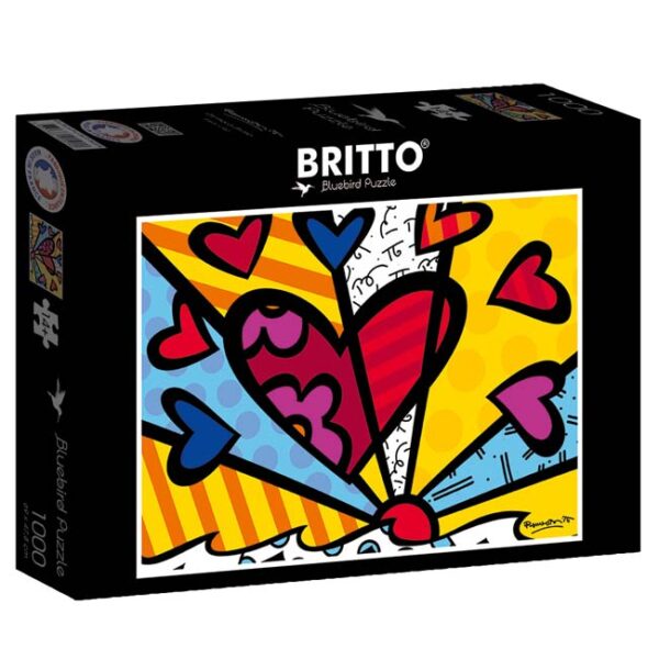 Romero Britto - New day (1000) - Bluebird Puzzle  Legpuzzel - Afbeelding 1