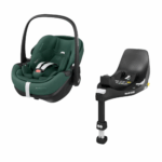 Autostoel Maxi-Cosi Pebble 360 Pro2 Essential Green + Isofixbase Maxi-Cosi FamilyFix 360°