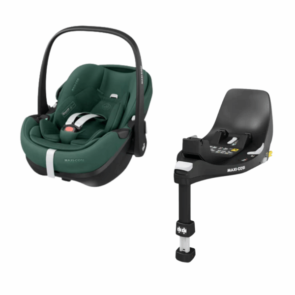 Autostoel Maxi-Cosi Pebble 360 Pro2 Essential Green + Isofixbase Maxi-Cosi FamilyFix 360° - Afbeelding 1