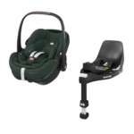 Autostoel Maxi-Cosi Pebble 360 Pro2 Twillic Green + Isofixbase Maxi-Cosi FamilyFix 360°