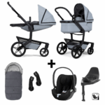 Kinderwagen Joolz Day5 Lunar Grey Special Edition + Autostoel Cloud T, Base&Accessoires