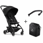 Buggy Joolz Aer +Plus Chic Black Special Edition + Veiligheidsbeugel en Reistas