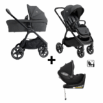 Kinderwagen Joie Signature Finiti Ebony met Autostoel Joy 360 Pro Glide + Base