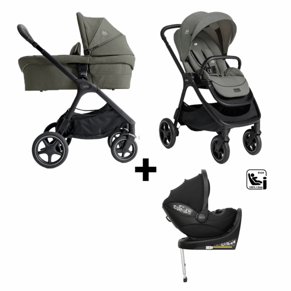 Kinderwagen Joie Signature Finiti Evergreen met Autostoel Joy 360 Pro Glide + Base - Afbeelding 1