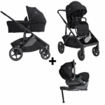 Kinderwagen Joie Signature Versiti Eclipse met Autostoel i-Level I-Size Eclipse&Base
