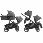 Duo Kinderwagen Joie Signature Versiti Ebony met Tweede Zitje