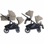 Duo Kinderwagen Joie Signature Versiti Sandstone met Tweede Zitje