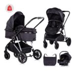 Kinderwagen Chipolino Aura 2-in-1 Blackberry + Autostoel Chipolino Aura Blackberry