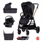 Kinderwagen Chipolino Marbella 3-in-1 Blackberry + Isofix Base