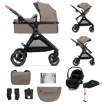 Kinderwagen Kinderkraft Esme 3-in-1 incl. Autostoel Sand Beige&Base
