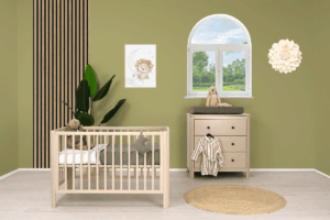 Babykamer Novi at Home® Philou Sand (Ledikant + Commode)