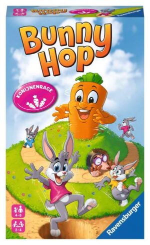 Bunny Hop Konijnenrace (pocketspel) - Ravensburger Bordspel