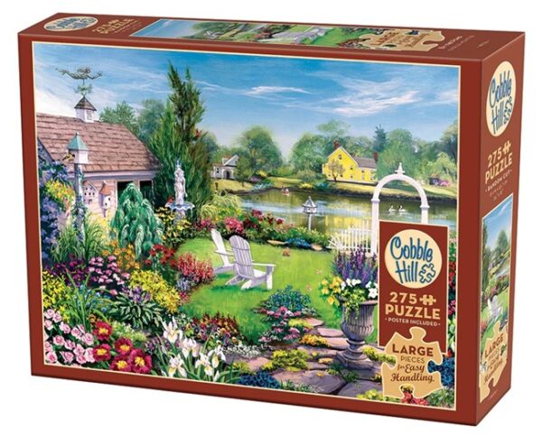 By the Pond (275) Easy Handling - Cobble Hill  Legpuzzel|Legpuzzel - grote stukken - Afbeelding 1
