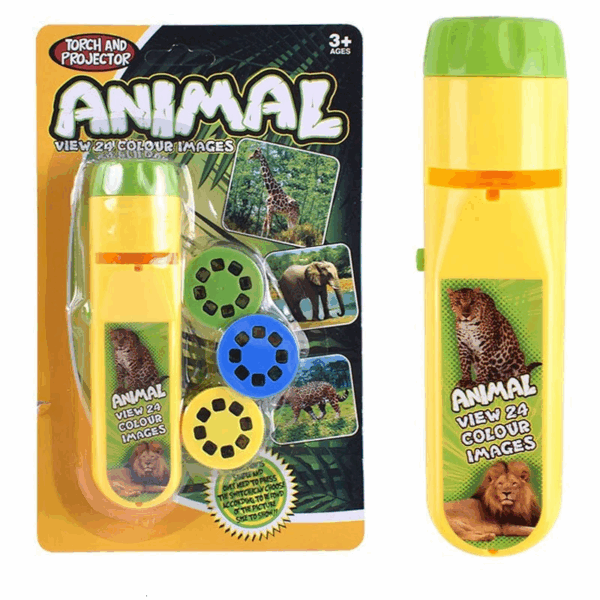 Glow Tales™ – Bedtijd Beelden – Speelgoed Projectie Zaklamp Dieren | Educatief Speelgoed - Afbeelding 1