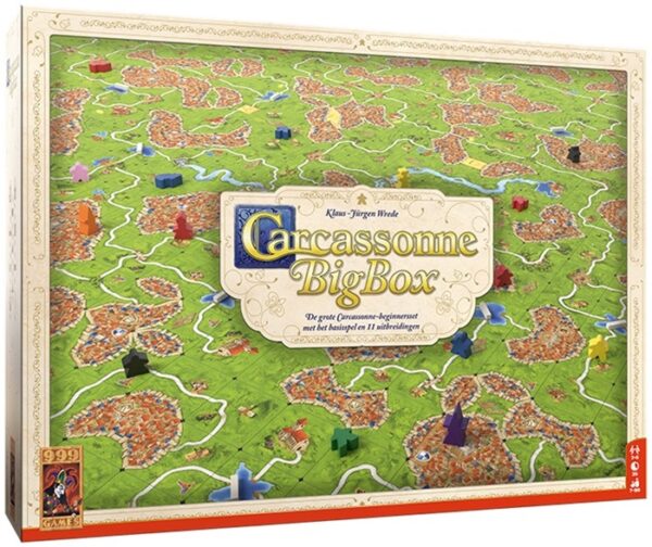 Carcassonne Big Box 3 - 999 games Legspel - Afbeelding 1