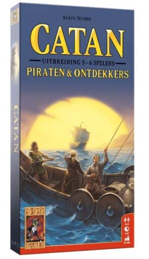 Piraten en Ontdekkers van Catan: Uitbreiding 5/6 spelers - 999 games Bordspel
