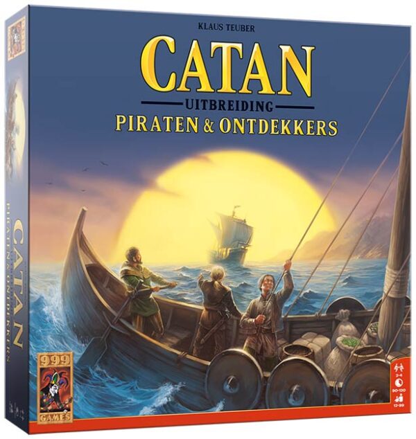 Piraten en ontdekkers van Catan - 999 games Bordspel - Afbeelding 1