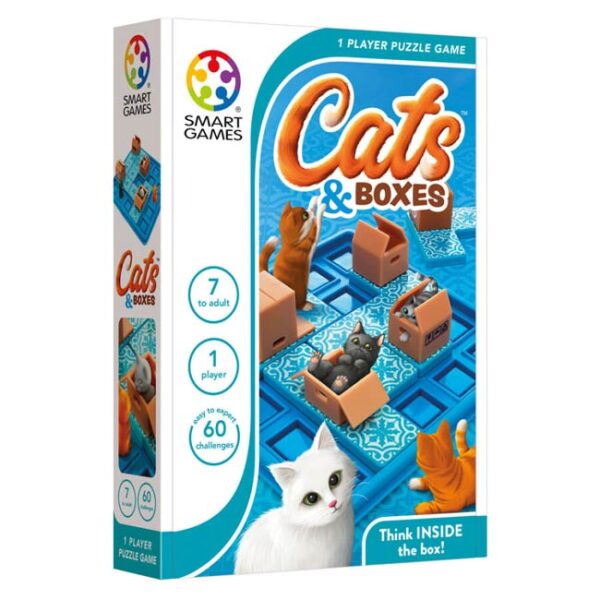 Cats & Boxes - SmartGames Denkspel Denkpuzzel - Afbeelding 1