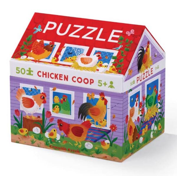Kippenhok (50) - Crocodile Creek  Legpuzzel - Afbeelding 1