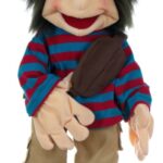 Chrischi met schoudertas W809 (65cm) - Living Puppets