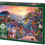 Coastal Town at Sunset (1000) - Cobble Hill  Legpuzzel