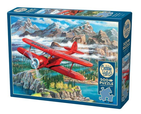 Beechcraft Staggerwing (500) - Cobble Hill  Legpuzzel - Afbeelding 1