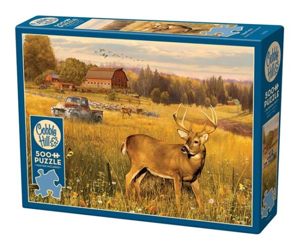 Deer Field (500) - Cobble Hill  Legpuzzel - Afbeelding 1