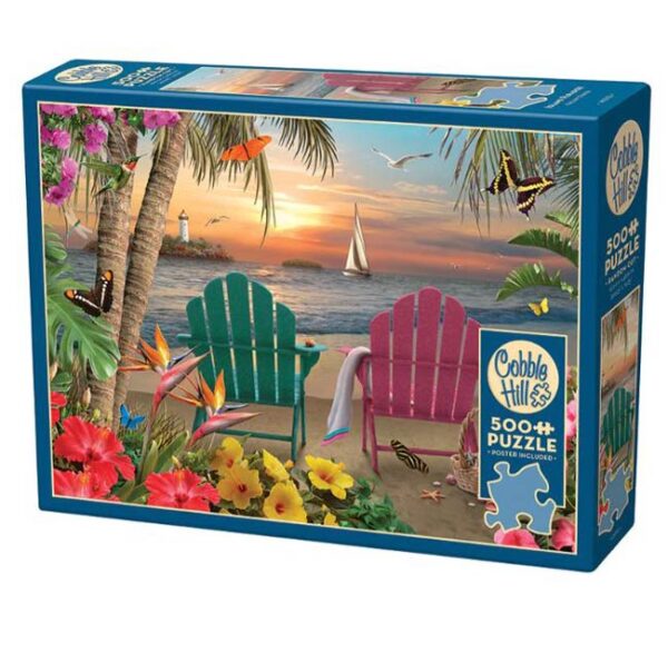 Island Paradise (500) - Cobble Hill  Legpuzzel - Afbeelding 1